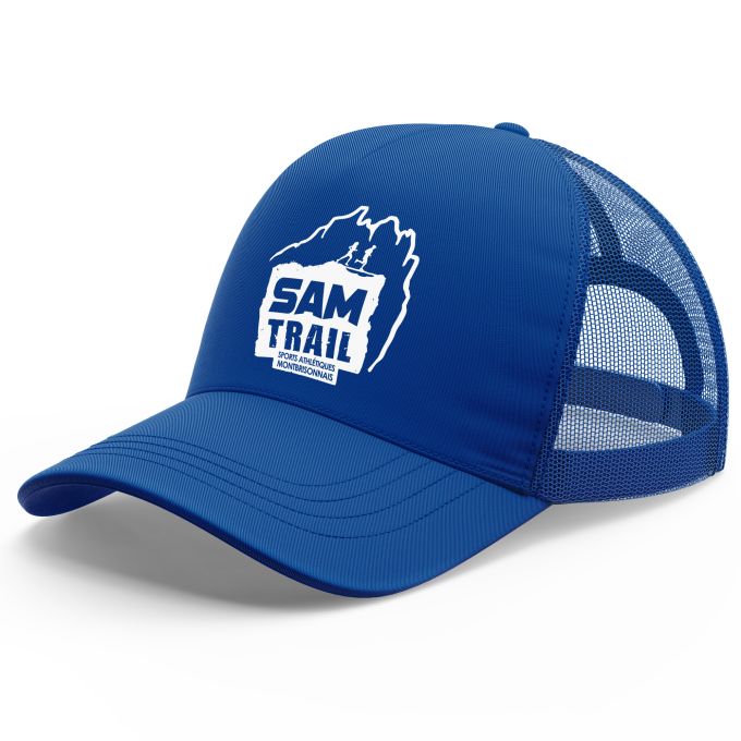 Casquette Trucker avec filet (idéal pour l'été) de qualité supérieure (matériau de personnalisation haut de gamme, imprimé en France)