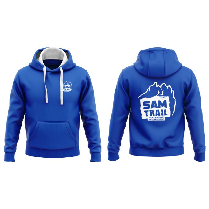 Sweat-Shirt à Capuche DELUXE de qualité supérieure - Marquez votre Sweat-Shirt à Capuche DELUXE avec votre Logo d'Entreprise (matériau de personnalisation haut de gamme, imprimé en France)
