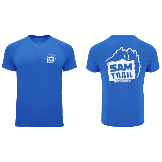 T-Shirt Technique enfant en Tissu Control Dry (anti-transpirant) de qualité supérieure (matériau de personnalisation haut de gamme, imprimé en France)